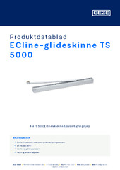 ECline-glideskinne TS 5000 Produktdatablad NB