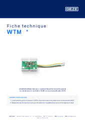 WTM  * Fiche technique FR