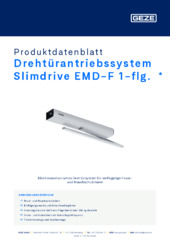 Slimdrive EMD-F Produktdatenblatt DE