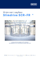 Slimdrive SCR-FR  * Ürün veri sayfası TR
