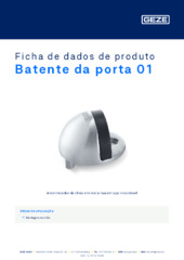 Batente da porta 01 Ficha de dados de produto PT