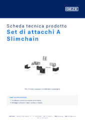 Set di attacchi A Slimchain Scheda tecnica prodotto IT