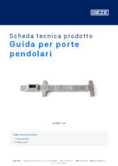 Guida per porte pendolari Scheda tecnica prodotto IT