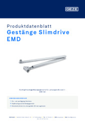 Gestänge Slimdrive EMD Produktdatenblatt DE