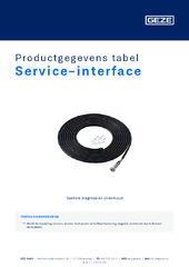 Service-interface Productgegevens tabel NL