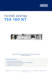 TSA 160 NT Termék adatlap HU