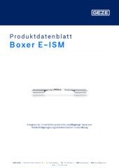 Boxer E-ISM Produktdatenblatt DE