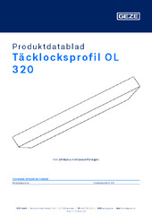 Täcklocksprofil OL 320 Produktdatablad SV