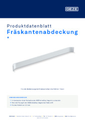 Fräskantenabdeckung  * Produktdatenblatt DE