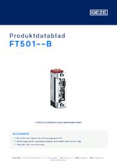FT501--B Produktdatablad NB