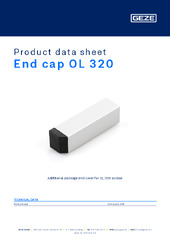 End cap OL 320 Product data sheet EN