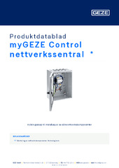 myGEZE Control nettverkssentral  * Produktdatablad NB