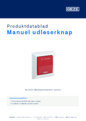 Manuel udløserknap Produktdatablad DA