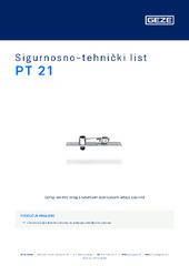 PT 21 Sigurnosno-tehnički list HR