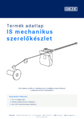 IS mechanikus szerelőkészlet Termék adatlap HU