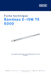 Bandeau E-ISM TS 5000 Fiche technique FR
