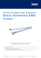 Brazo Slimdrive EMD Invers  * Ficha de datos del producto ES