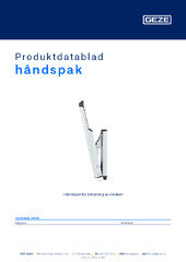 håndspak Produktdatablad NB