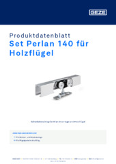 Set Perlan 140 für Holzflügel Produktdatenblatt DE