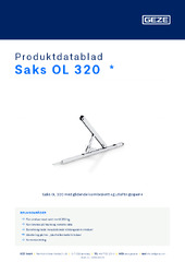 Saks OL 320  * Produktdatablad NB