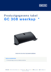 GC 308 weerkap  * Productgegevens tabel NL
