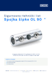 Spojka šipke OL 90  * Sigurnosno-tehnički list HR