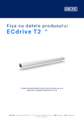 ECdrive T2  * Fișa cu datele produsului RO