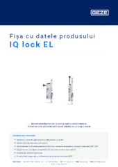 IQ lock EL Fișa cu datele produsului RO
