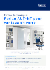 Perlan AUT-NT pour vantaux en verre Fiche technique FR