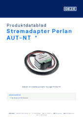Strømadapter Perlan AUT-NT  * Produktdatablad NB