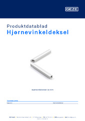 Hjørnevinkeldeksel Produktdatablad NB