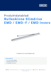 Rulleskinne Slimdrive EMD / EMD-F / EMD Invers Produktdatablad NB