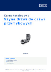 Szyna drzwi do drzwi przymykowych Karta katalogowa PL