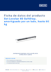 Set Levolan 60 SoftStop, amortiguado por un lado, hasta 60 kg Ficha de datos del producto ES