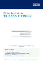 TS 5000 E ECline Fiche technique FR