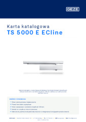 TS 5000 E ECline Karta katalogowa PL
