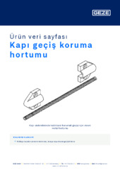 Türübergangsschutzschlauch Ürün veri sayfası TR