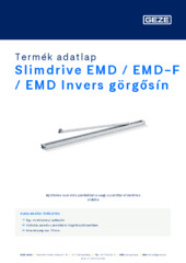 Slimdrive EMD / EMD-F / EMD Invers görgősín Termék adatlap HU