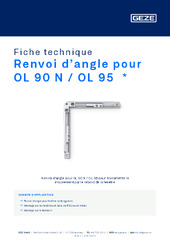 Renvoi d’angle pour OL 90 N / OL 95  * Fiche technique FR