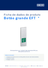 Botão grande EFT  * Ficha de dados de produto PT