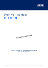 GC 338 Ürün veri sayfası TR