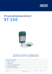 ST 220 Produktdatenblatt DE