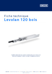 Levolan 120 bois Fiche technique FR