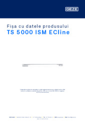 TS 5000 ISM ECline Fișa cu datele produsului RO