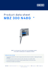 MBZ 300 N48G  * Product data sheet EN