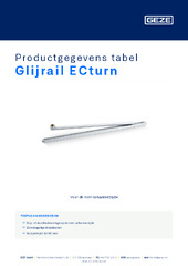 Glijrail ECturn Productgegevens tabel NL
