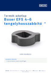 Boxer EFS 4-6 tengelyhosszabbító  * Termék adatlap HU