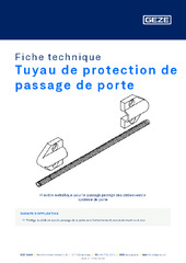 Tuyau de protection de passage de porte Fiche technique FR