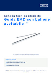 Guida EMD con bullone avvitabile  * Scheda tecnica prodotto IT