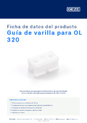 Guía de varilla para OL 320 Ficha de datos del producto ES